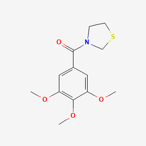 Thiazolidine, 3-(3,4,5-trimethoxybenzoyl)-