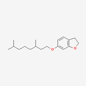 6-[(3,7-Dimethyloctyl)oxy]-2,3-dihydro-1-benzofuran