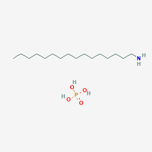 Phosphoric acid--hexadecan-1-amine (1/1)