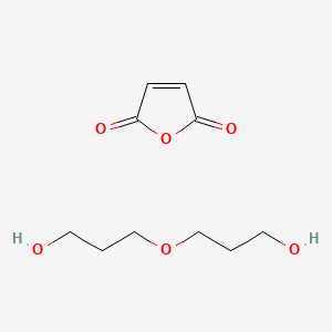 molecular formula C10H16O6 B14667501 Furan-2,5-dione;3-(3-hydroxypropoxy)propan-1-ol CAS No. 37339-47-2