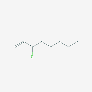 molecular formula C8H15Cl B14667513 1-Octene, 3-chloro- CAS No. 42886-42-0