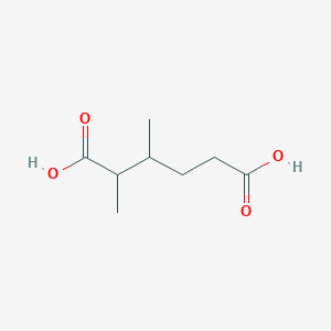 molecular formula C8H14O4 B14667516 2,3-Dimethylhexanedioic acid CAS No. 50986-96-4