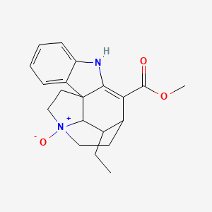 molecular formula C20H24N2O3 B14667528 Tubotaiwine N-oxide CAS No. 40169-69-5