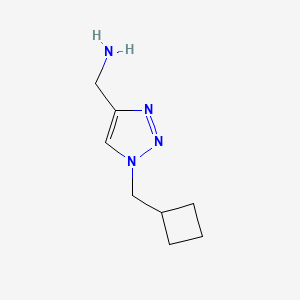 [1-(cyclobutylmethyl)-1H-1,2,3-triazol-4-yl]methanamine