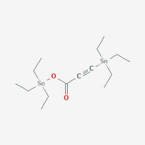 Triethyl{3-oxo-3-[(triethylstannyl)oxy]prop-1-yn-1-yl}stannane