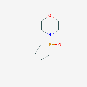 molecular formula C10H18NO2P B14667618 4-[Di(prop-2-en-1-yl)phosphoryl]morpholine CAS No. 40392-96-9