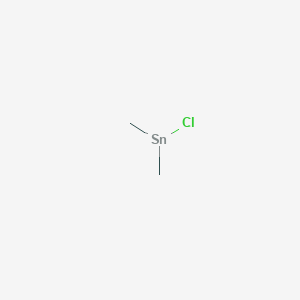 molecular formula C2H6ClSn B14667619 Dimethylzinnchlorid CAS No. 41079-92-9