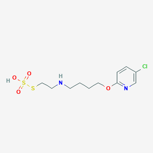 S-2-((4-(5-Chloro-2-pyridyloxy)butyl)amino)ethyl hydrogen thiosulfate