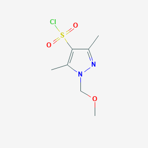 1-(methoxymethyl)-3,5-dimethyl-1H-pyrazole-4-sulfonyl chloride