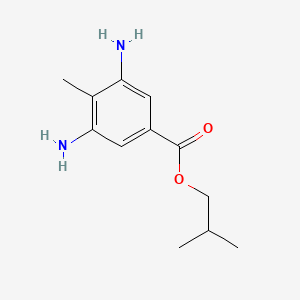 2-Methylpropyl 3,5-diamino-4-methylbenzoate