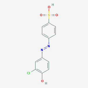 Benzenesulfonic acid, 4-[(3-chloro-4-hydroxyphenyl)azo]-