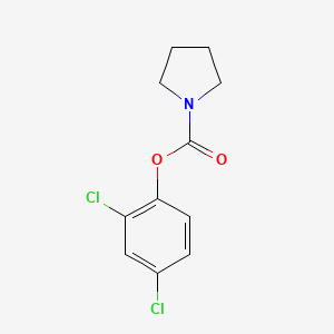 1-Pyrrolidinecarboxylic acid, 2,4-dichlorophenyl ester