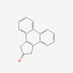 molecular formula C17H12O B14667775 1,3-Dihydro-2h-cyclopenta[l]phenanthren-2-one CAS No. 37913-11-4