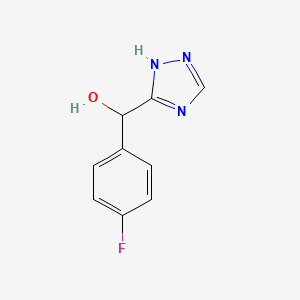(4-fluorophenyl)(4H-1,2,4-triazol-3-yl)methanol