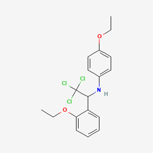 4-ethoxy-N-[2,2,2-trichloro-1-(2-ethoxyphenyl)ethyl]aniline