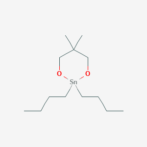 molecular formula C13H28O2Sn B14667890 2,2-Dibutyl-5,5-dimethyl-1,3,2-dioxastanninane CAS No. 36887-65-7