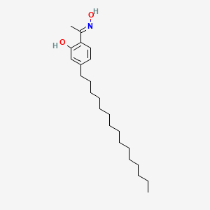 2-[(E)-N-hydroxy-C-methylcarbonimidoyl]-5-pentadecylphenol