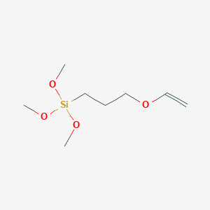 molecular formula C8H18O4Si B14667907 [3-(Ethenyloxy)propyl](trimethoxy)silane CAS No. 41622-27-9