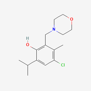 4-Chloro-6-isopropyl-3-methyl-2-(morpholinomethyl)phenol