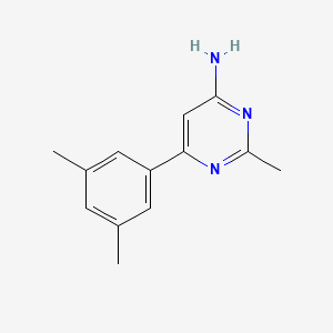 6-(3,5-Dimethylphenyl)-2-methylpyrimidin-4-amine