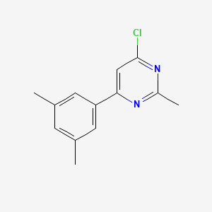 4-Chloro-6-(3,5-dimethylphenyl)-2-methylpyrimidine