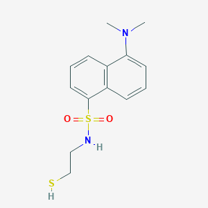 molecular formula C14H18N2O2S2 B014668 Dansylamidoethyl Mercaptan CAS No. 5354-61-0
