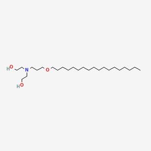 2,2'-{[3-(Octadecyloxy)propyl]azanediyl}di(ethan-1-ol)