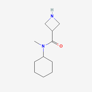 molecular formula C11H20N2O B1466803 N-cyclohexyl-N-methylazetidine-3-carboxamide CAS No. 1492244-88-8