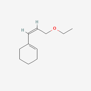 Cyclohexene, 1-(3-ethoxy-1-propenyl)-, (Z)-