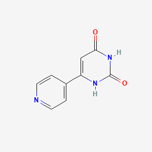6-(pyridin-4-yl)pyrimidine-2,4(1H,3H)-dione