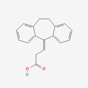 Propanoic acid, 3-(10,11-dihydro-5H-dibenzo(a,d)cyclohepten-5-ylidene)-