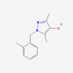 3,5-Dimethyl-1-(2-methylbenzyl)-1H-pyrazol-4-ol
