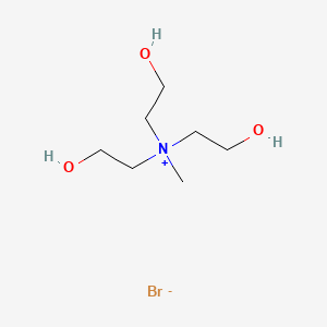 2-Hydroxy-N,N-bis(2-hydroxyethyl)-N-methylethan-1-aminium bromide