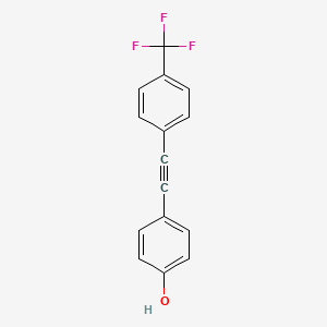 Phenol, 4-[[4-(trifluoromethyl)phenyl]ethynyl]-