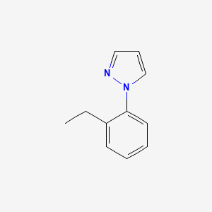 molecular formula C11H12N2 B1466817 1-(2-Ethylphenyl)-1H-pyrazole CAS No. 1424939-69-4