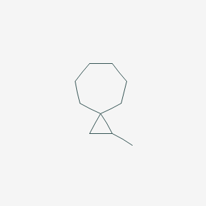 molecular formula C10H18 B14668182 1-Methylspiro[2.6]nonane CAS No. 42836-34-0