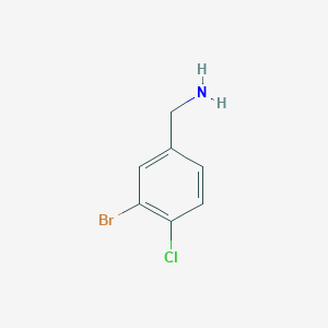 molecular formula C7H7BrClN B1466819 3-Bromo-4-chlorobenzylamine CAS No. 849367-49-3