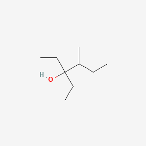 molecular formula C9H20O B14668197 3-Ethyl-4-methylhexan-3-ol CAS No. 51200-80-7