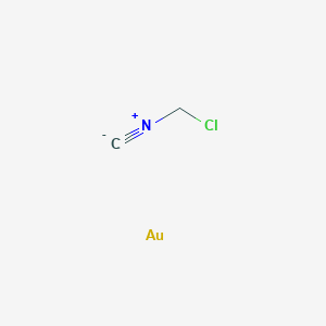 molecular formula C2H2AuClN B14668199 Chloro(isocyano)methane--gold (1/1) CAS No. 37131-30-9