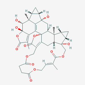 molecular formula C39H42O14 B146682 氯多菌素C CAS No. 1000995-48-1