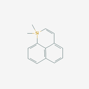 molecular formula C14H14Si B14668226 1,1-Dimethyl-1H-naphtho[1,8-bc]siline CAS No. 50535-78-9