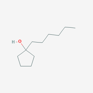 1-Hexylcyclopentan-1-OL