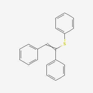 1,2-Diphenylethenylsulfanylbenzene