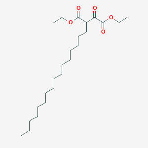 molecular formula C24H44O5 B14668278 Diethyl 2-hexadecyl-3-oxobutanedioate CAS No. 42065-58-7