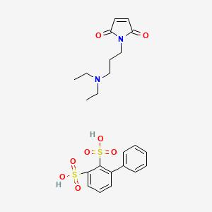 1-(3-(Diethylamino)propyl)-1H-pyrrole-2,5-dione (1,1'-biphenyl)-ar,ar'-disulfonate