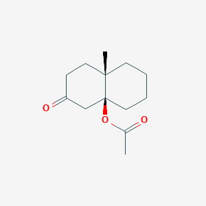 (4aS,8aS)-8a-Methyl-3-oxooctahydronaphthalen-4a(2H)-yl acetate