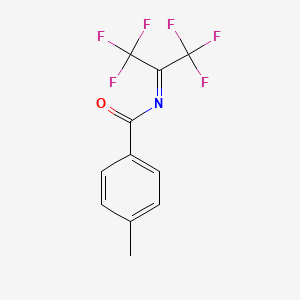 Benzamide, 4-methyl-N-[2,2,2-trifluoro-1-(trifluoromethyl)ethylidene]-