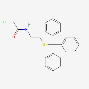 2-Chloro-N-(2-tritylsulfanylethyl)-acetamide