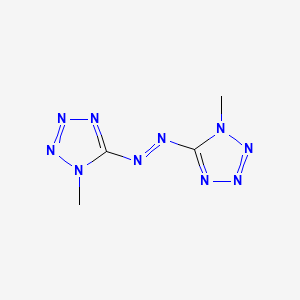 molecular formula C4H6N10 B14668371 trans-1,1'-Dimethyl-5,5'-azotetrazole CAS No. 41463-68-7