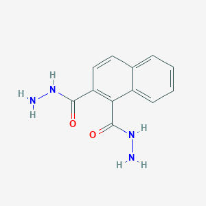 molecular formula C12H12N4O2 B14668374 Naphthalene-1,2-dicarbohydrazide CAS No. 50984-60-6